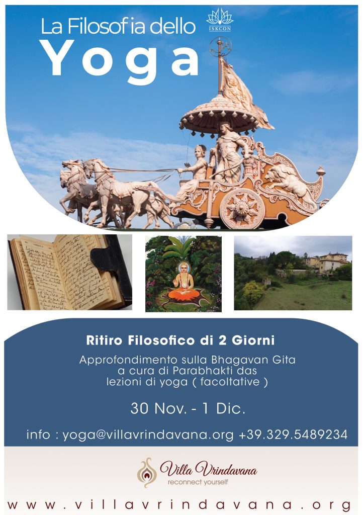 Bhagavan Gita - Tulsi - Firenze - ritiro - filosofia - yoga